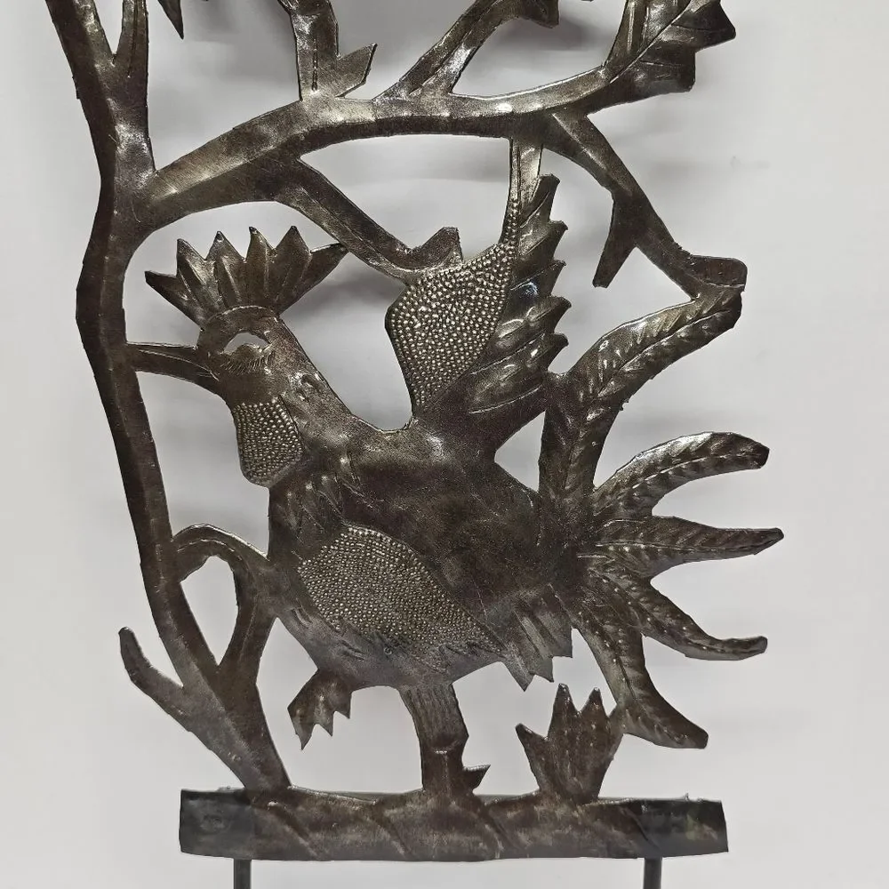 Vintage metal artwork